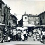 Piazza Rivarola, 19 maggio 1982, foto Roberto Borgia.