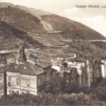 Casape, veduta da levante, cartolina primi anni '900.